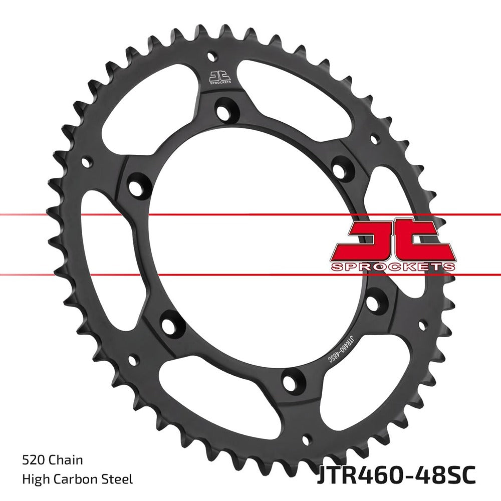 JT Rear Sprocket Kawasaki KX125 90-91, 98, KDX200 83-88, KX250 82, 86, KX250F 04-10 (Self Cleaning)
