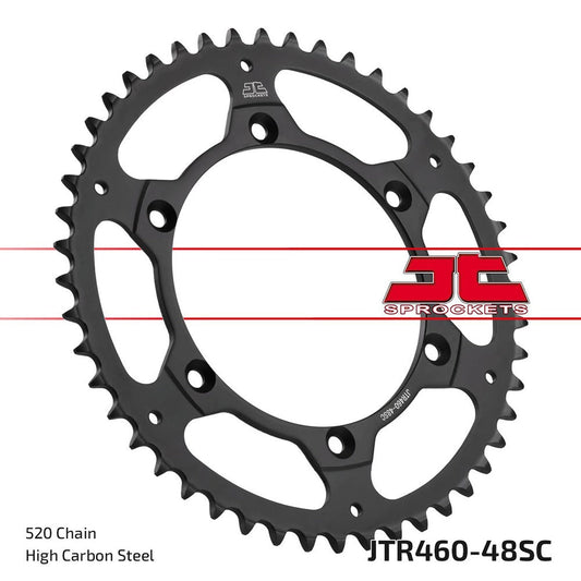 JT Rear Sprocket Kawasaki KX125 90-91, 98, KDX200 83-88, KX250 82, 86, KX250F 04-10 (Self Cleaning)