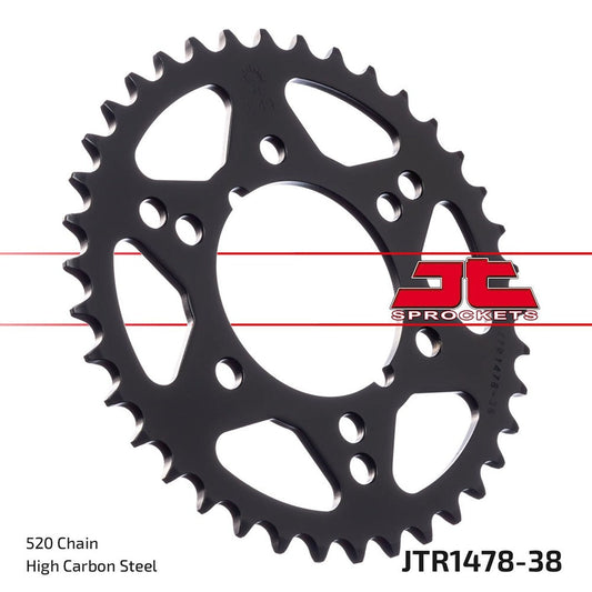 JT Rear Sprocket Kawasaki ZX400C (Z400F2) 84-87, Polaris 250 Trail Boss 88-93