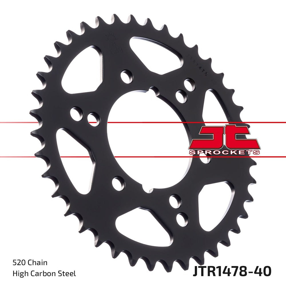 JT Rear Sprocket Kawasaki ZX6RR(ZX600K1/M1) 03-04, Polaris 330 Trail Boss 03-10