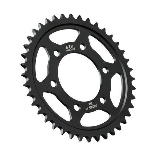 JT Rear Sprocket Kawasaki ZZR600 05-08, ZX-6R 98-02, Z1000(ZR1000B/C) 07-09, ZX-10R 06-07 (Black Zinc)