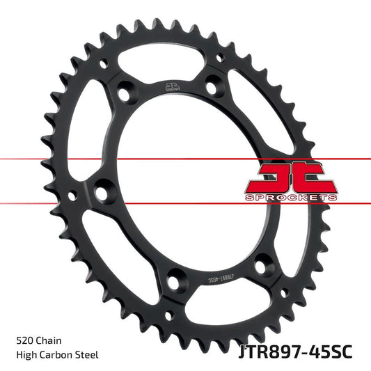 JT Rear Sprocket KTM 450 SMR 21-22, 690 Enduro R 08-18, 790 Adventure 19-20 (Self Cleaning)