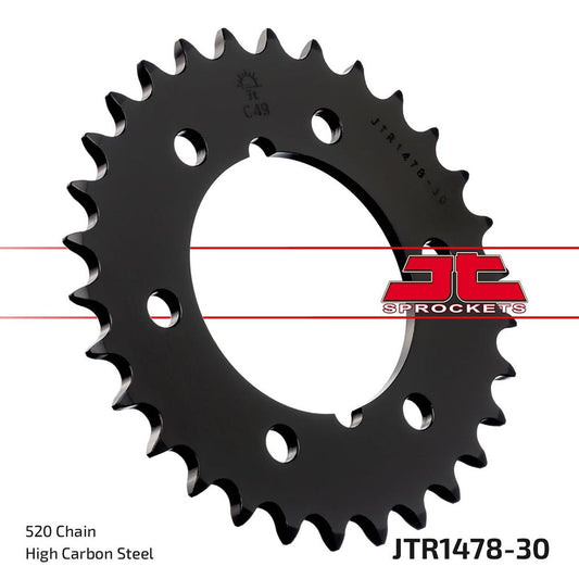 JT Rear Sprocket Polaris 250 Big Boss 4 x 6 89-92, 400L '6 x 6 94-98