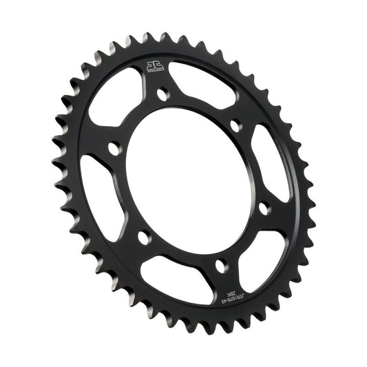 JT Rear Sprocket Suzuki GSX-R600 11-19, GSX-S750 17-22, Yamaha FZ-07 15-17, MT-07 14-22 (Black Zinc)
