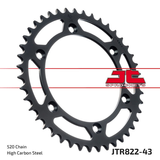 JT Rear Sprocket Suzuki RGV250 91-96, DR350S 90-93, Husqvarna 610 SM 08-09