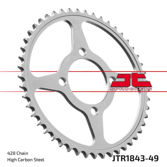JT Rear Sprocket Yamaha TT-R125 02-04, TT-R125 05-10