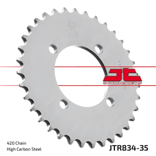 JT Rear Sprocket Yamaha TT-R90 00-04, TT-R90E 04-07, TT-R110E 08-21