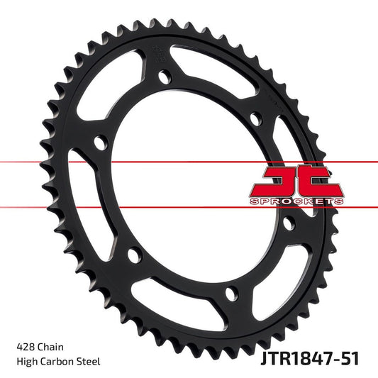 JT Rear Sprocket Yamaha TZR80R 96, TZR125RR 96-00