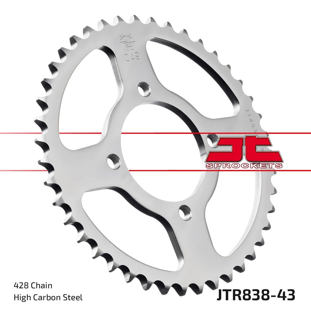 JT Rear Sprocket Yamaha YBR125 Custom 08-15