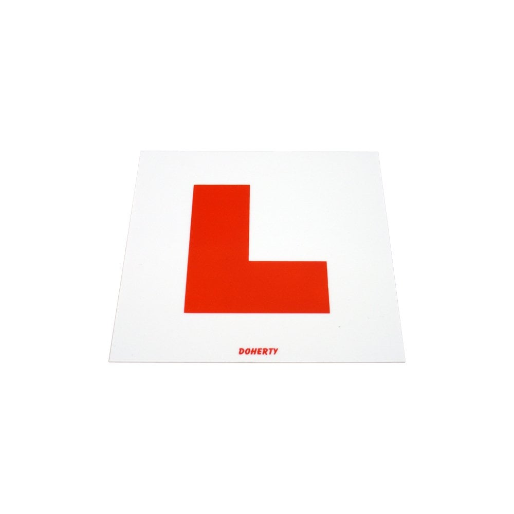 l plate tie on