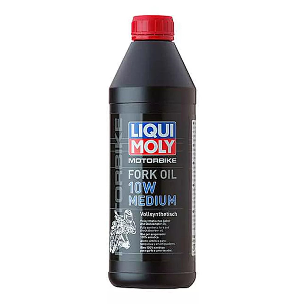 liqui moly motorbike fork oil 10w medium 1 litre 1
