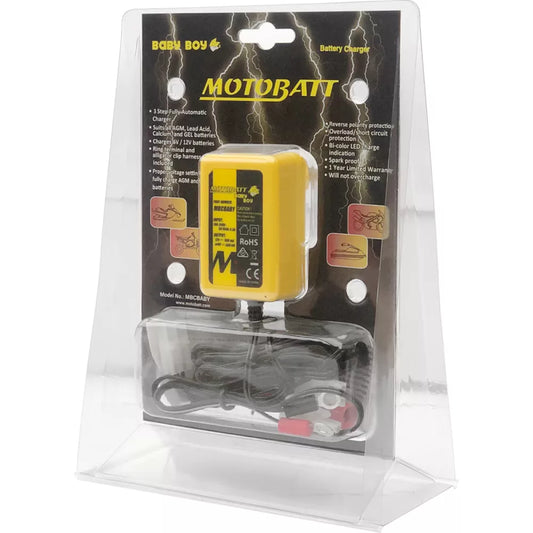 motobatt baby boy battery charger 6v 12v mbcbaby 1