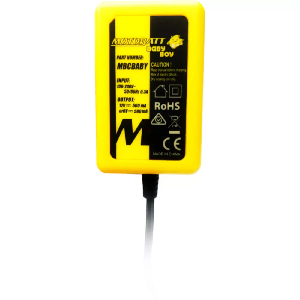 motobatt baby boy battery charger 6v 12v mbcbaby 2