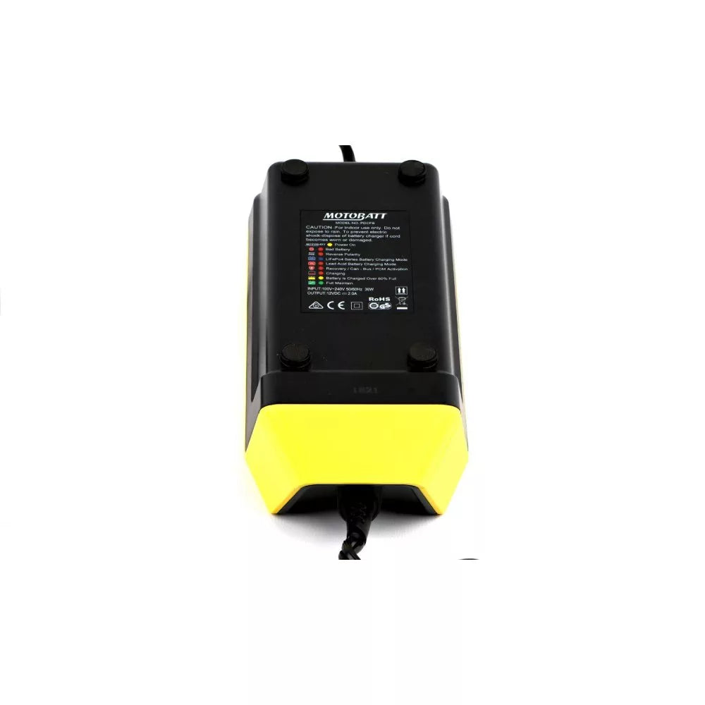 motobatt fat boy battery charger 12v pdcfb 3