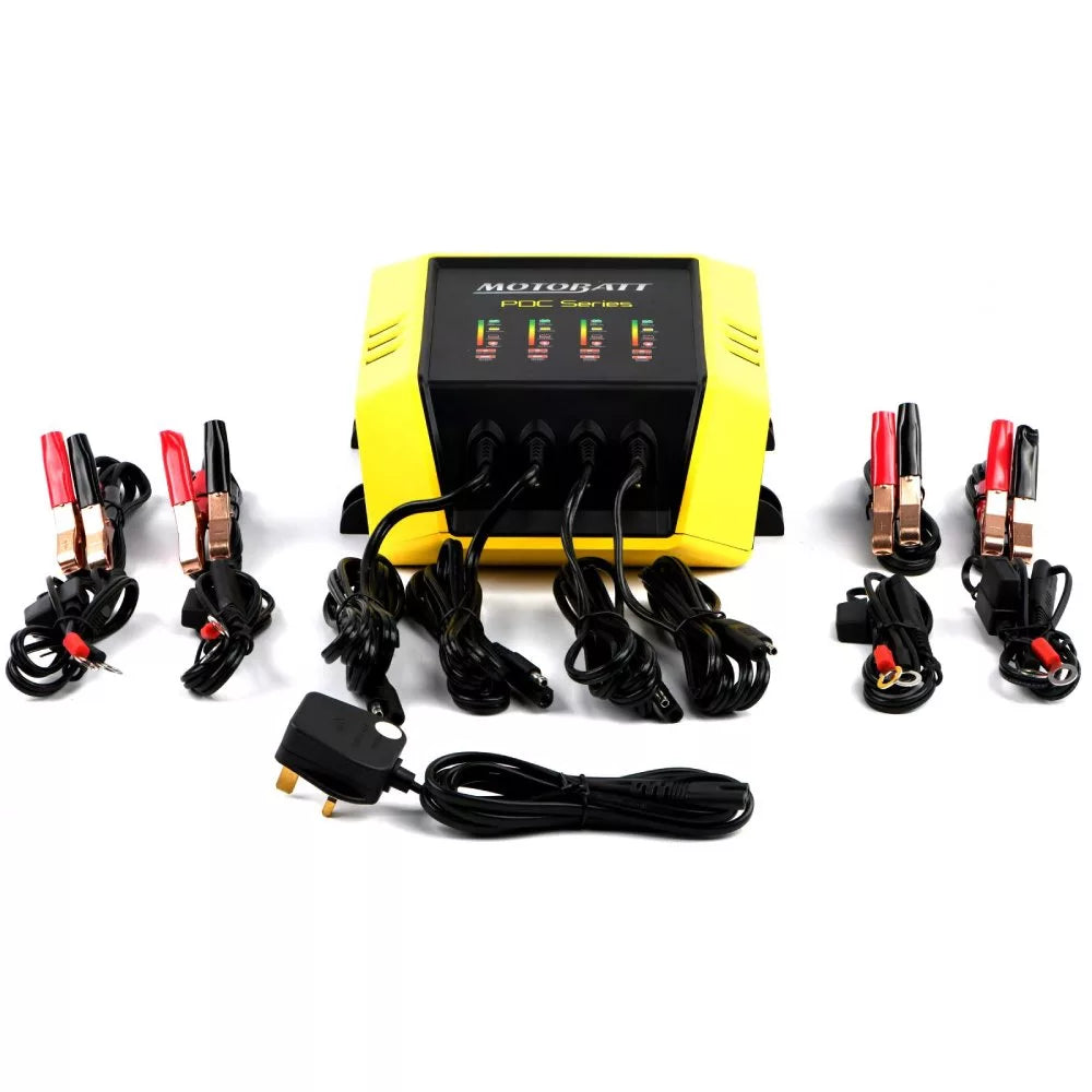 motobatt pdc4x2a quad bank battery charger 1