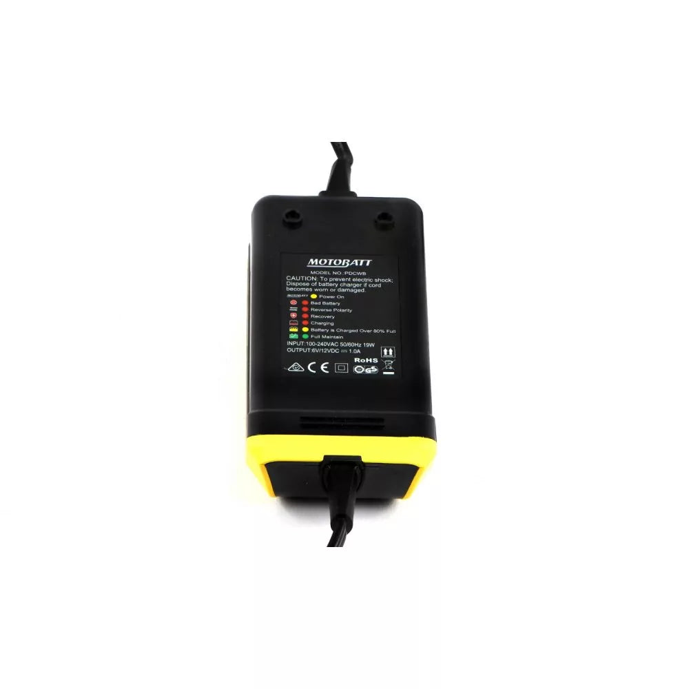 motobatt water boy 12v battery charger pdcwb 3