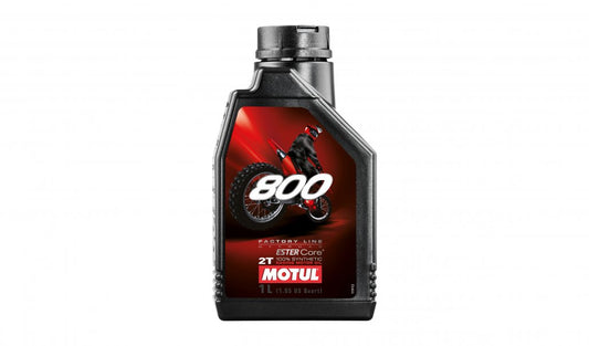 motul 800 factory line off road synthetic 2 stroke engine oil 1 litre 1