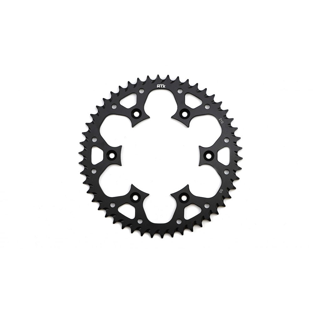 MTX Zero Aluminium 210/301-50 Rear Sprocket Black Honda CRF450R 02-03, CR250 96-02,04