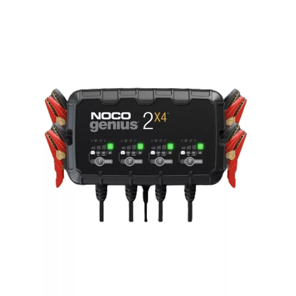 noco genius2x4 4 bank smart battery charger and maintainer jpg
