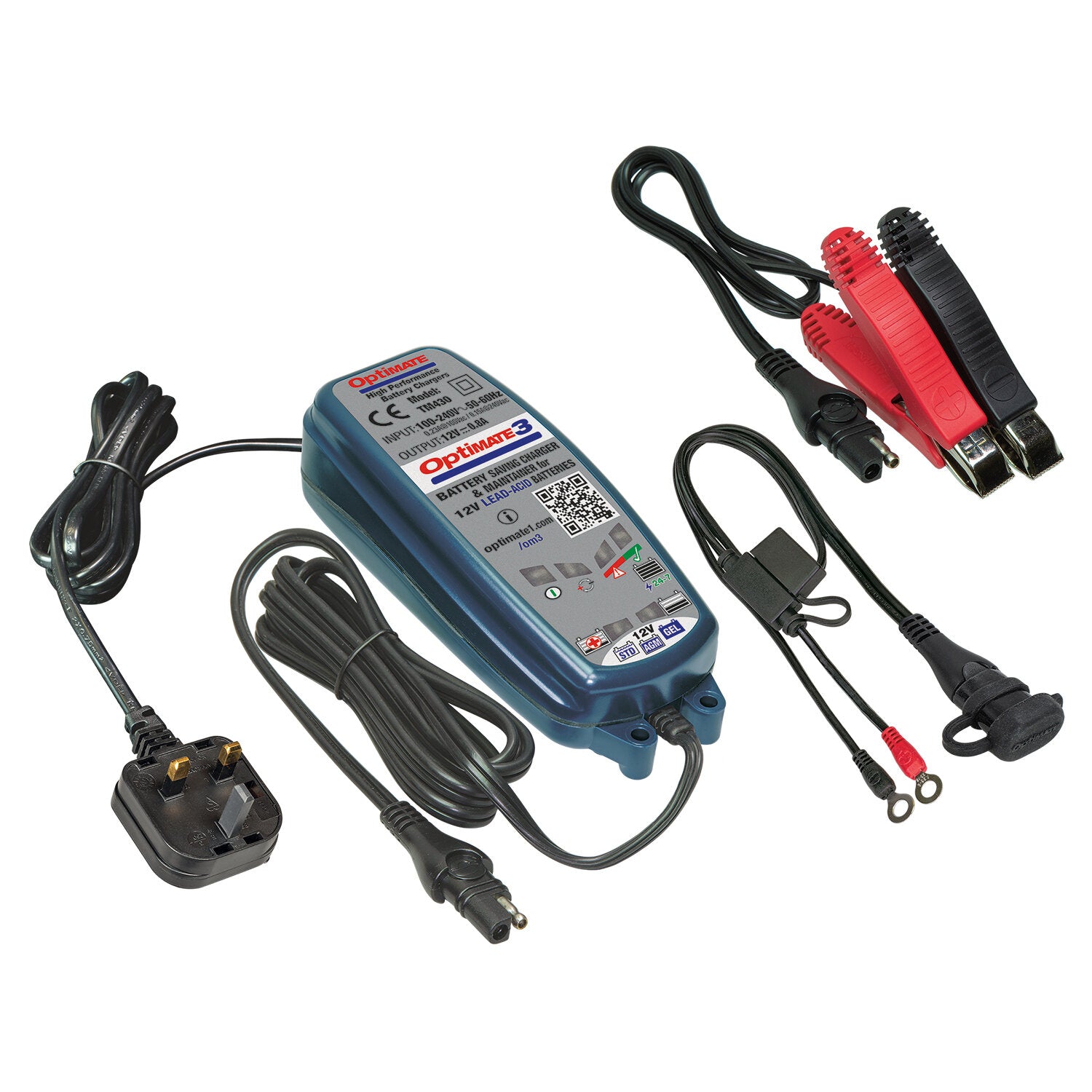 optimate 3 12v battery charger optimiser 2