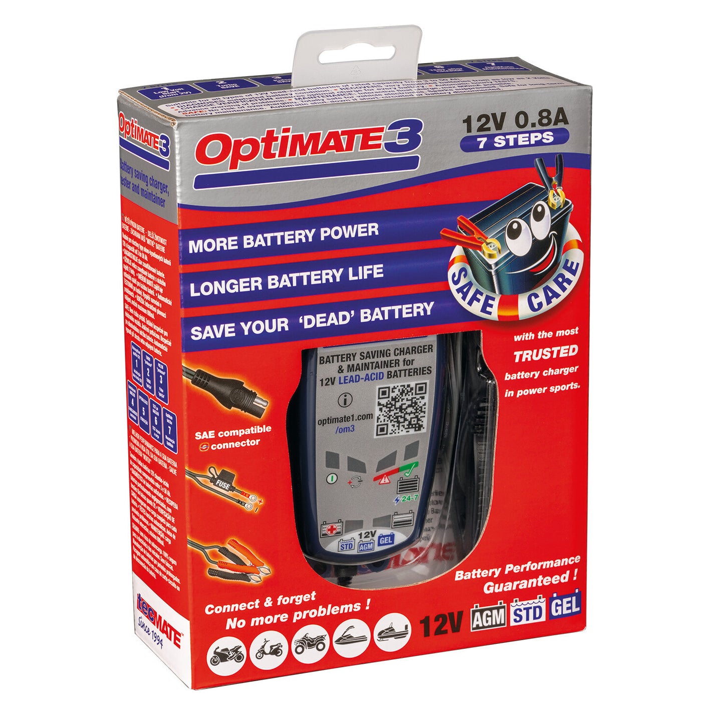 optimate 3 12v battery charger optimiser 3