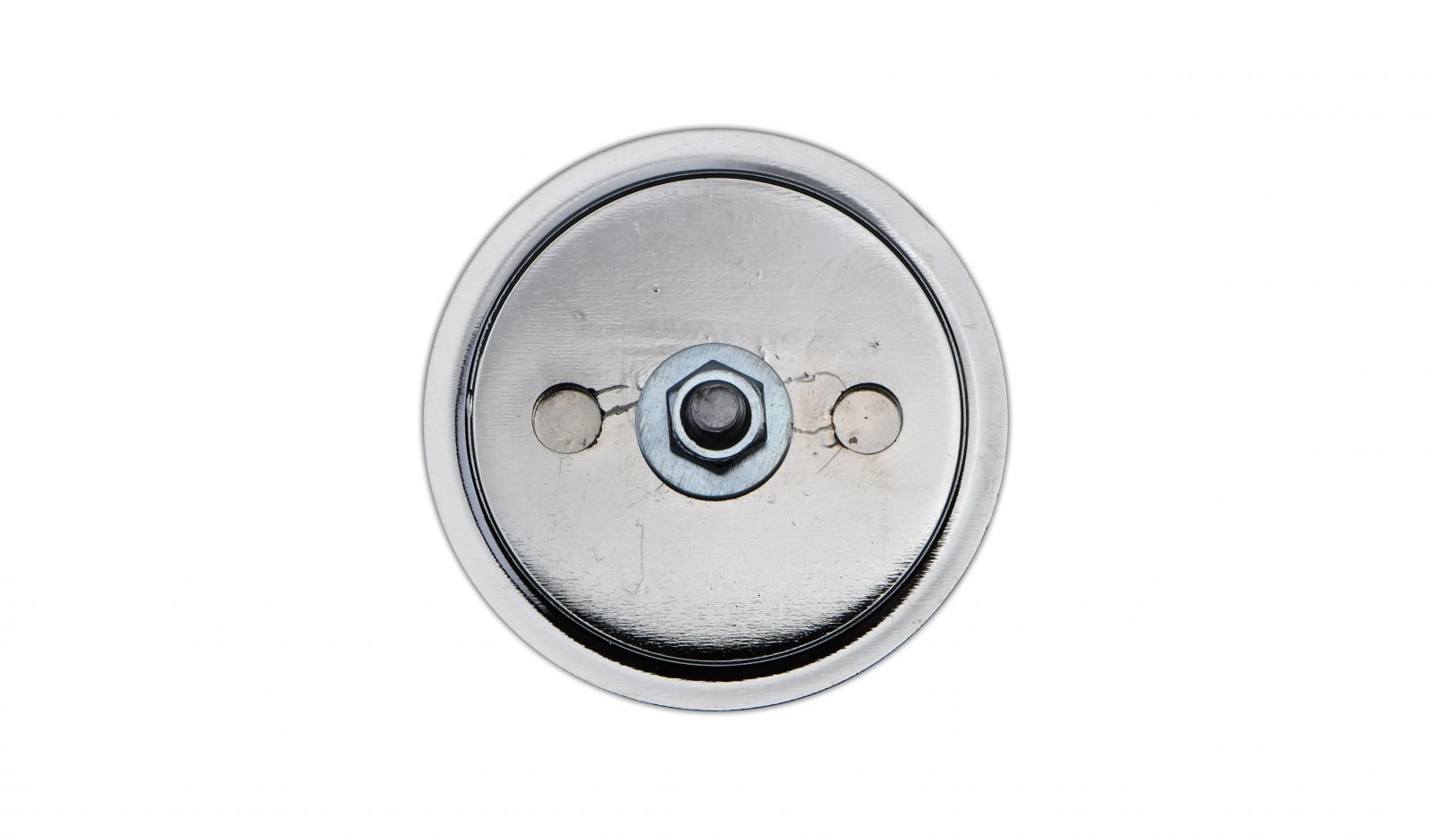 reflector orange round bolt on chrome rim od 60mm 6mm bolt 3