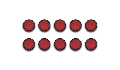 reflector red round stick on od 20mm 1