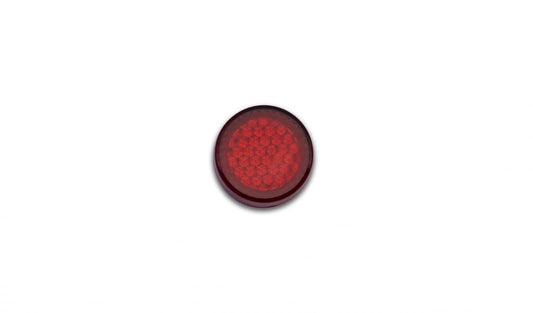 reflector red round stick on od 20mm 2
