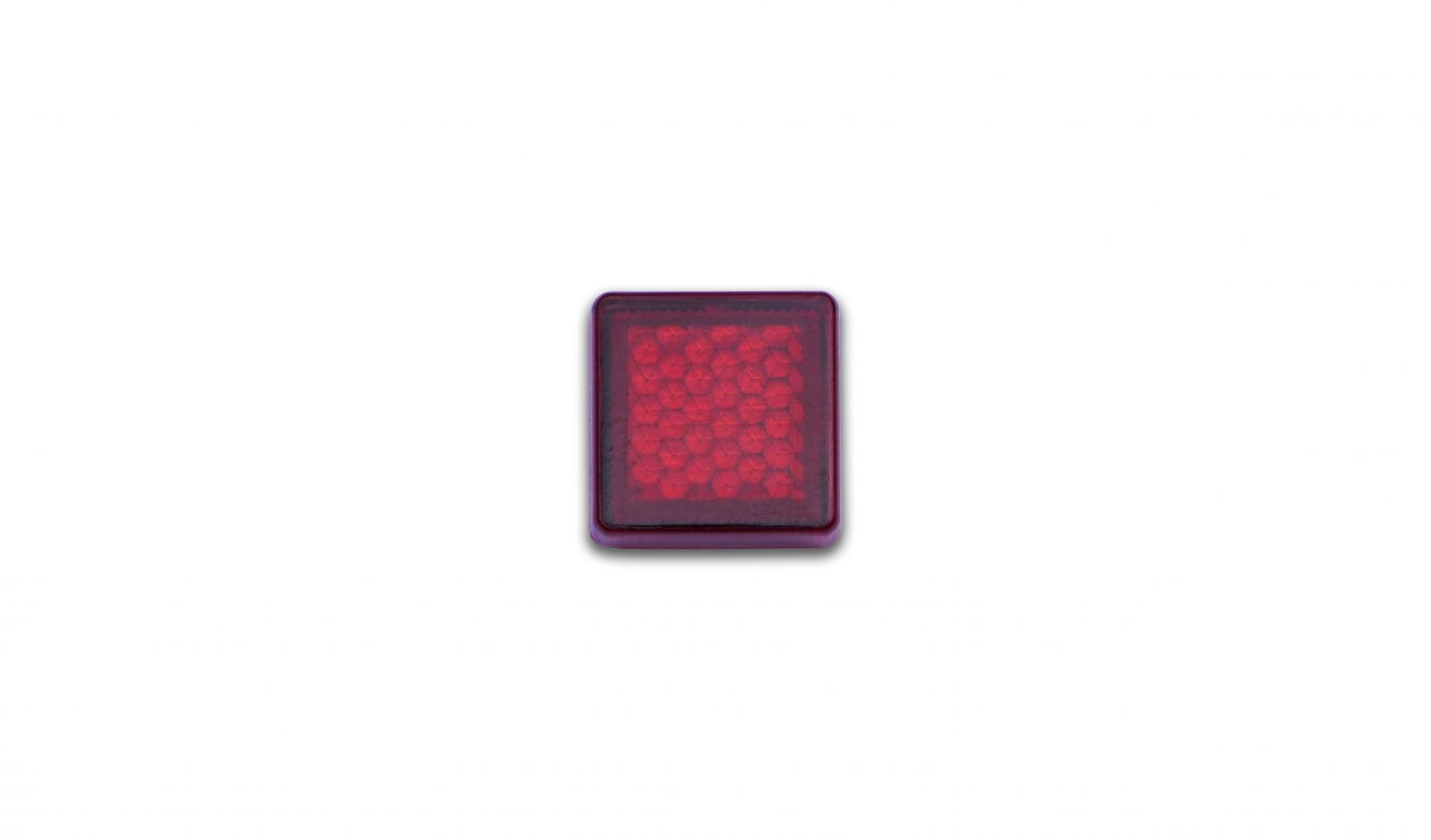 reflector red square stick on 20mm x 20mm 2