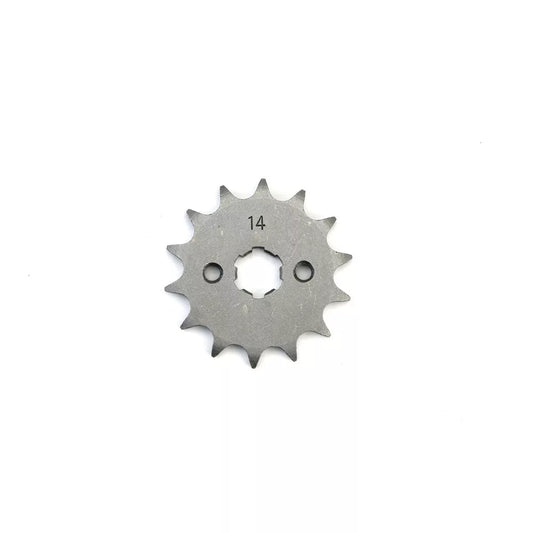 replacement 246 14 front sprocket chinese 4t 110cc 125cc 420 small centre
