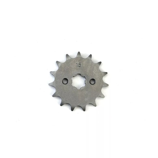replacement 273 15 front sprocket chinese 4t 110cc 140cc 428 small centre