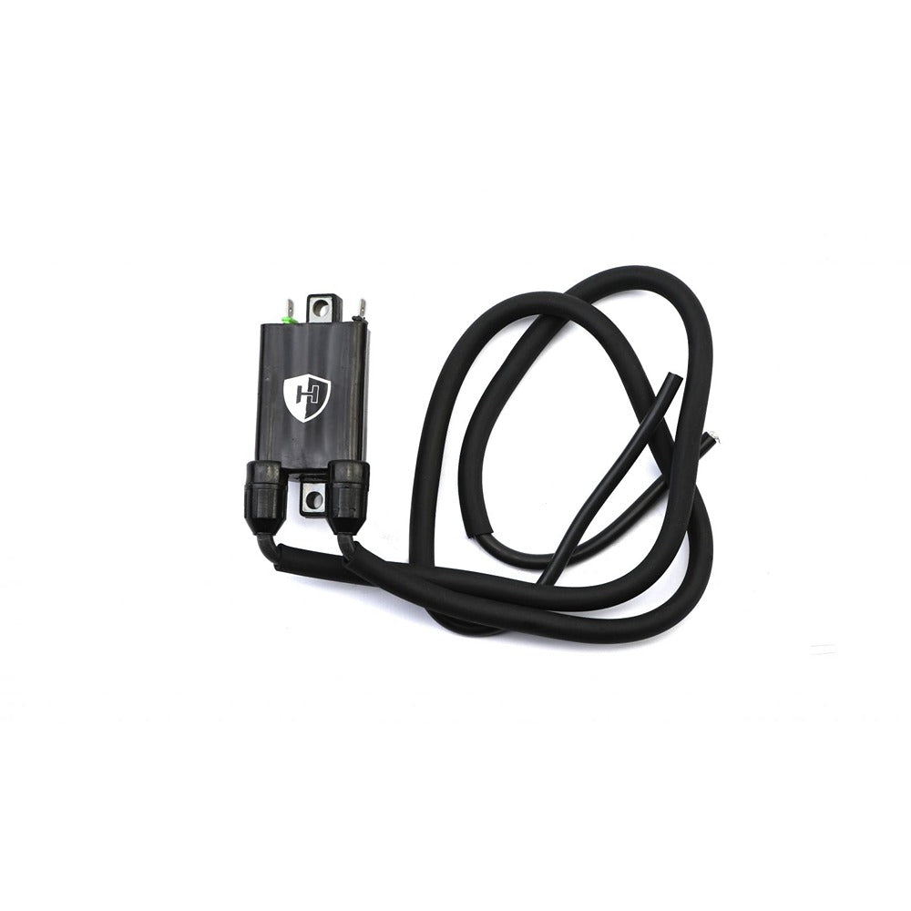 replacement ignition coil 12v cdi twin lead 2 terminal honda kawasaki screw on leads 80mm