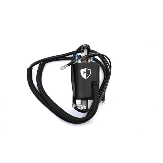 replacement ignition coil 12v cdi twin lead 2 wires 100mm centres p 5 28oh s 18 70koh