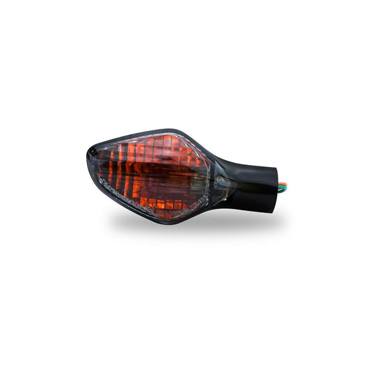 replacement indicator honda nc700 front right supplied with amber lens bulb smoked lens