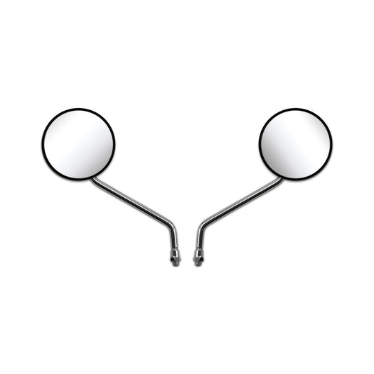 replacement mirrors left right 8mm black round left honda cub s early