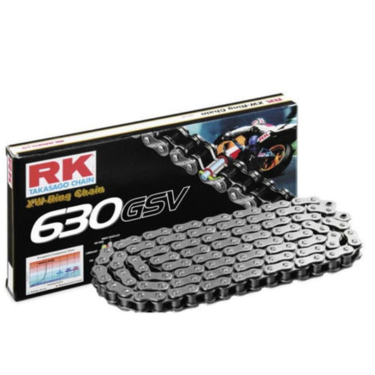 rk chain heavy duty classic motorcycle xw ring silver gsv 630 096l 48 0kn