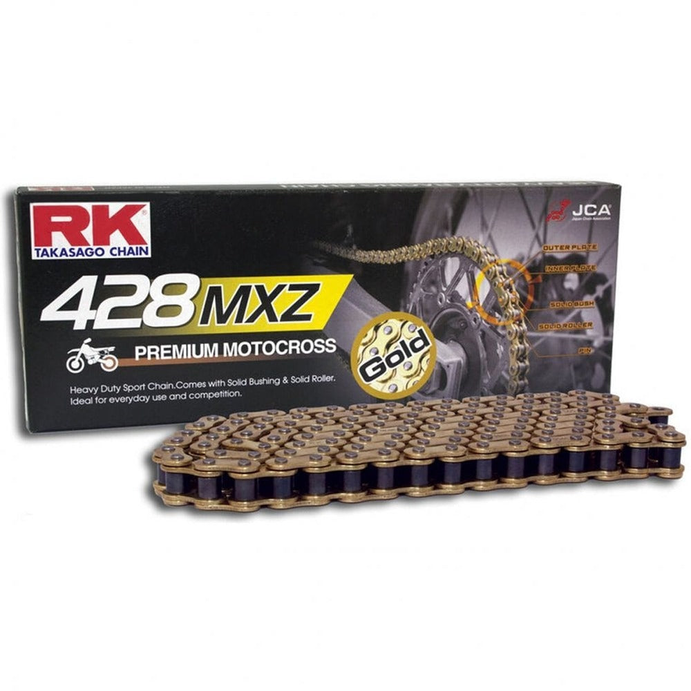 rk chain heavy duty mxz premium motocross pro mx gold 428 148l