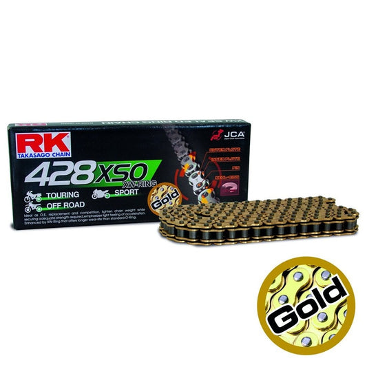 rk chain heavy duty xw ring gold xso 428 110l 27 0kn