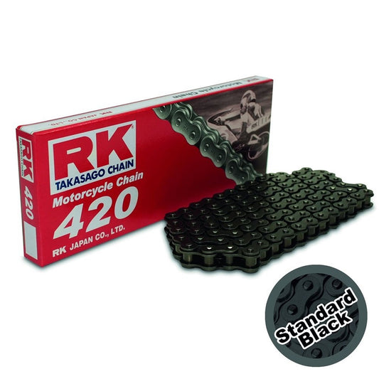 rk chain standard duty black sb 420 116l 18 5kn