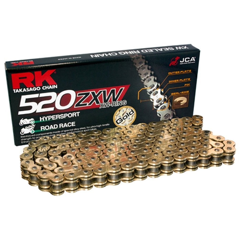 rk chain super heavy duty xw ring gold zxw 520 128l 42 0kn