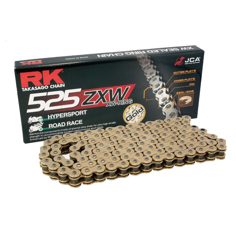 rk chain super heavy duty xw ring gold zxw 525 126l 46 4kn