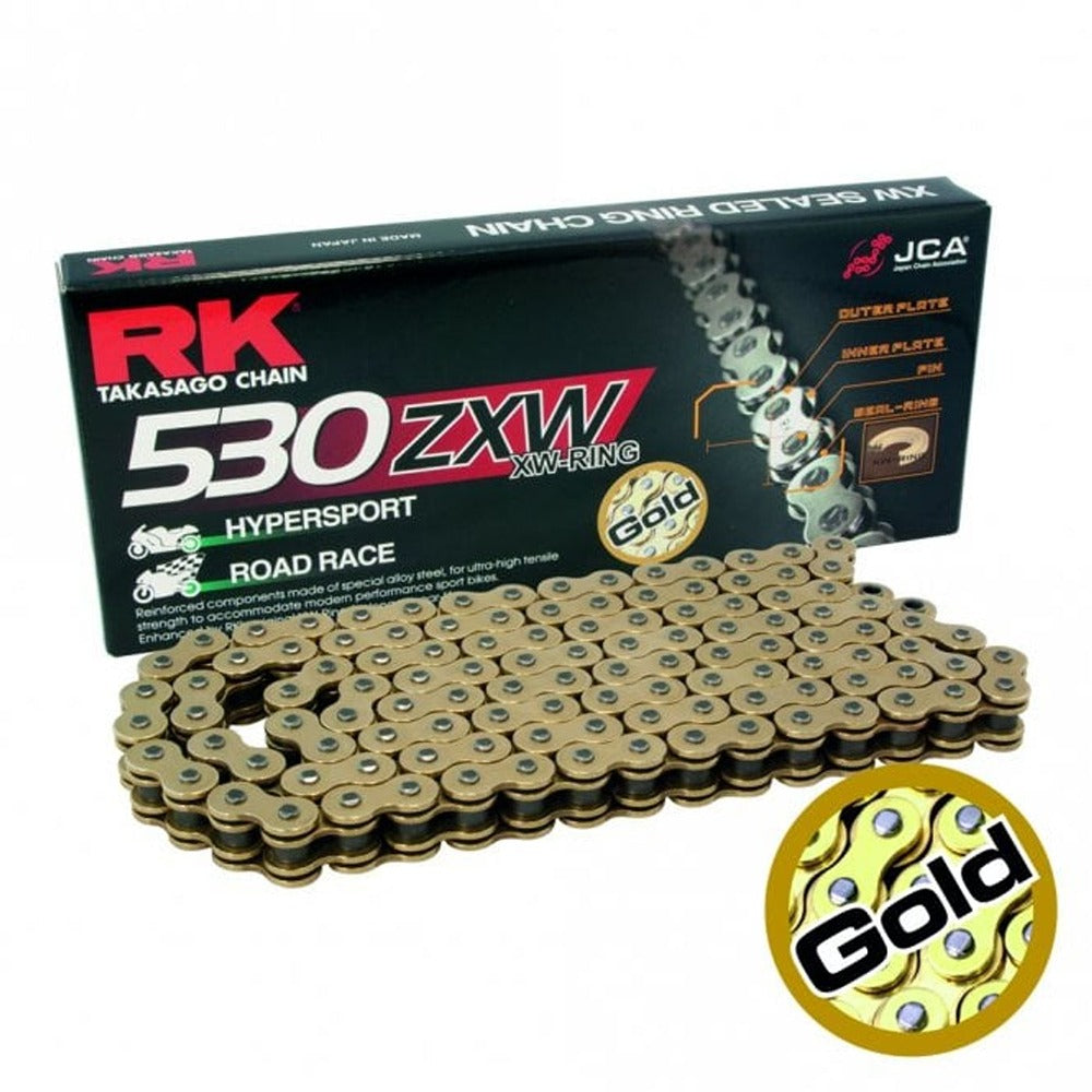 rk chain super heavy duty xw ring gold zxw 530 102l 49 8kn