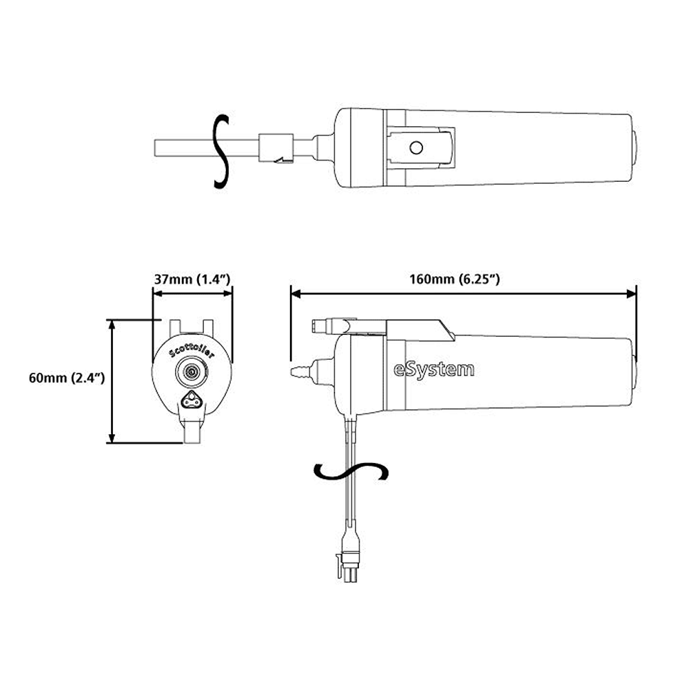 scottoiler esystem rep connect for use with hex ezcan denali cansmart lonerider motocan 15