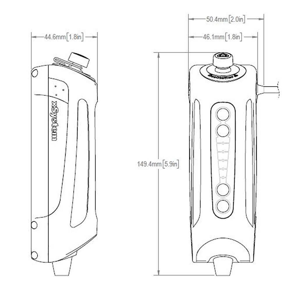 scottoiler xsystem 3 0 electronic chain oiler with bluetooth control 7