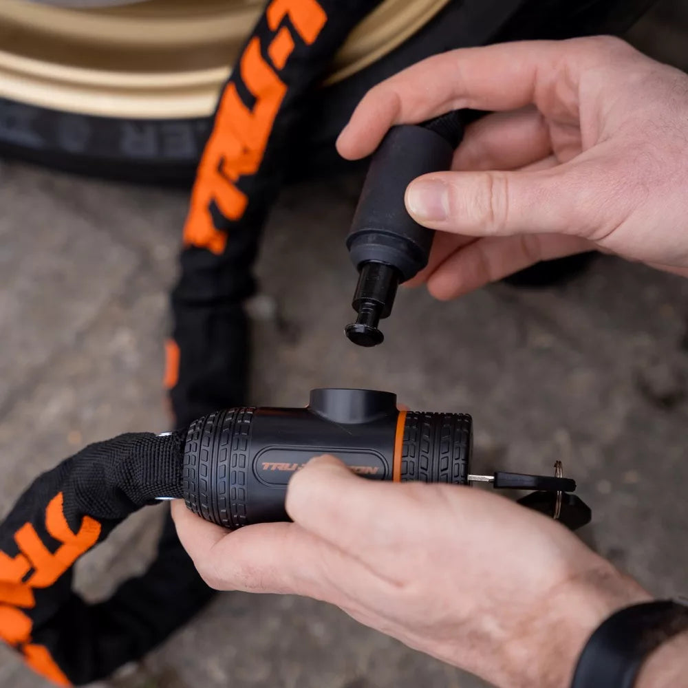 tru tension everyday motorcycle chain lock 8mm 2