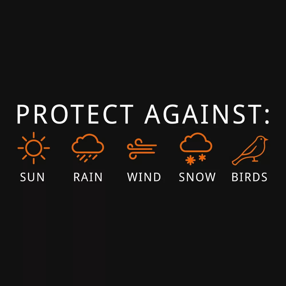 tru tension heavy duty motorcycle rain cover 8