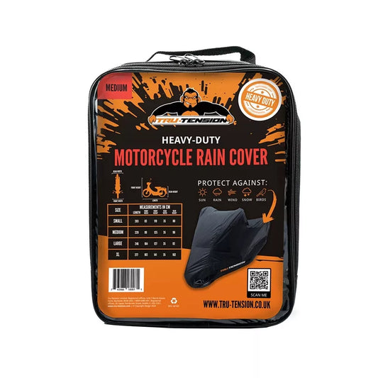 tru tension heavy duty motorcycle rain cover medium 1