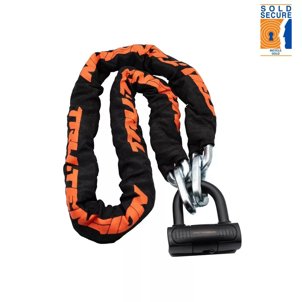 tru tension high security motorcycle chain lock 12mm 1