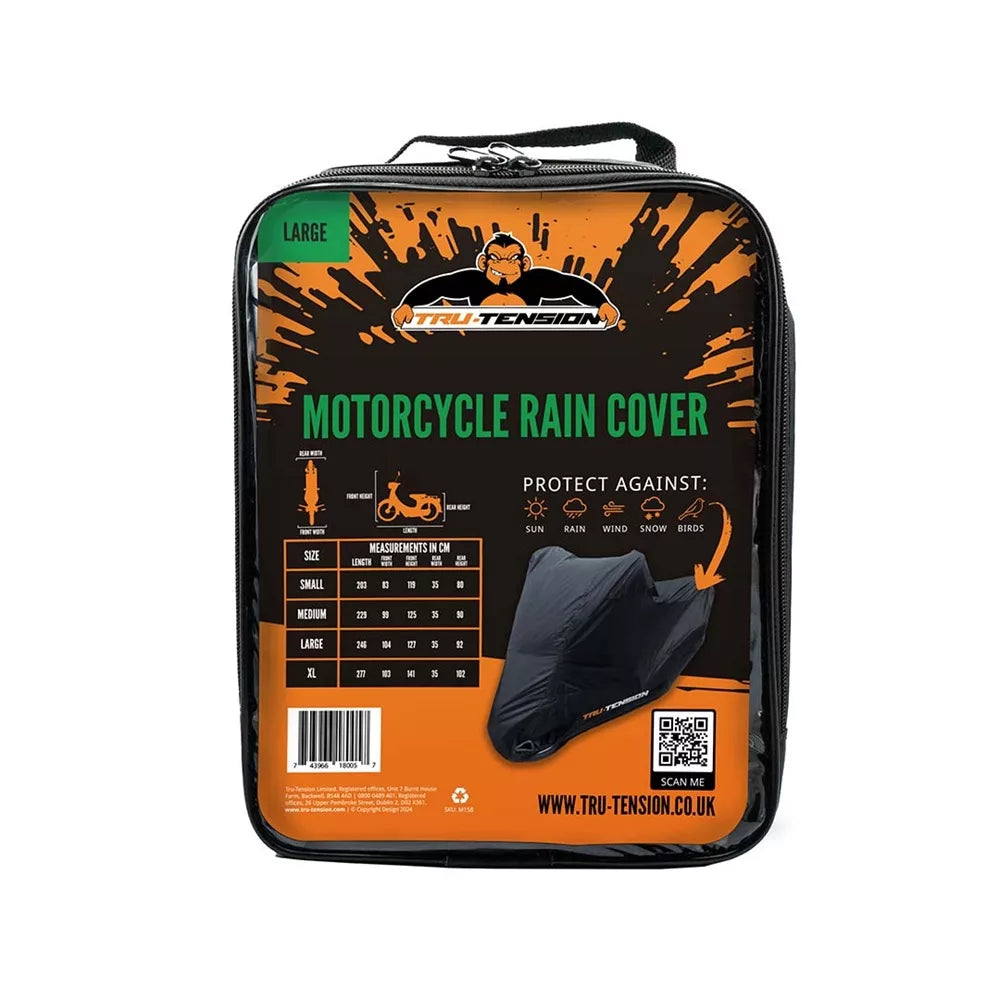 tru tension motorcycle rain cover large 1