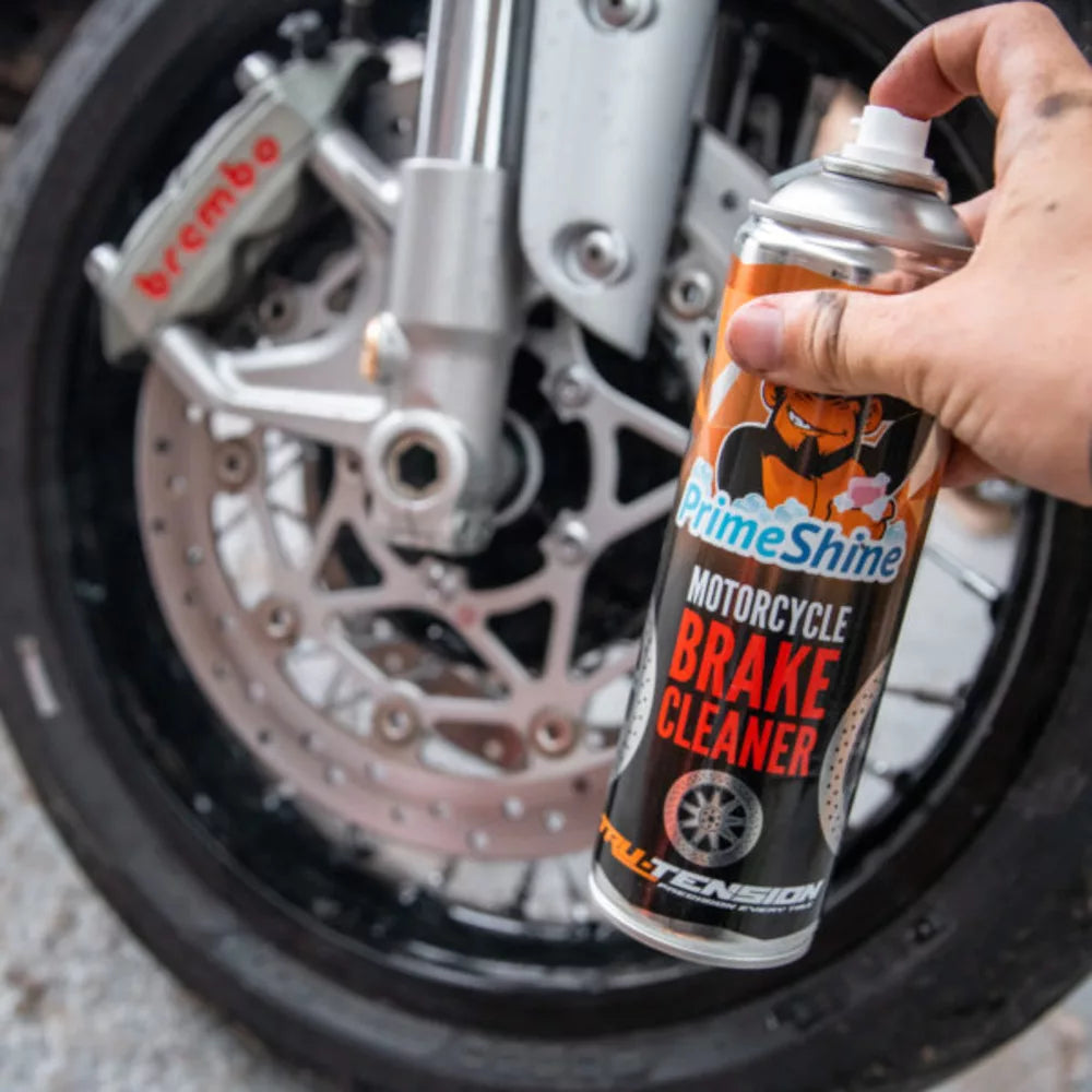 tru tension primeshine motorcycle brake cleaner 500ml 3